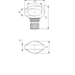 Borika Ovale Ring 65mm