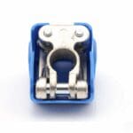 Accupoolklem min snelsluiting blauw